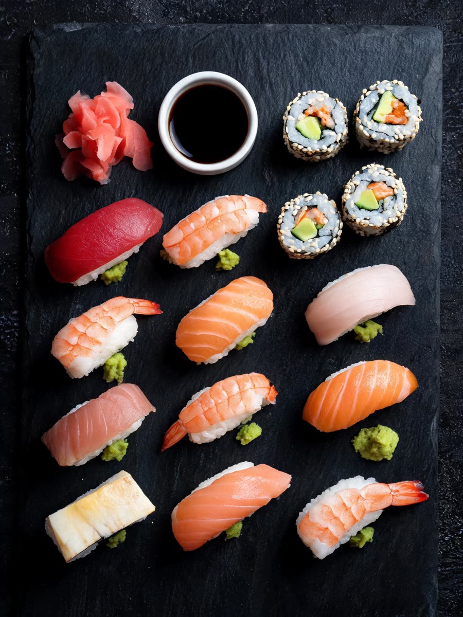 Sushi platter